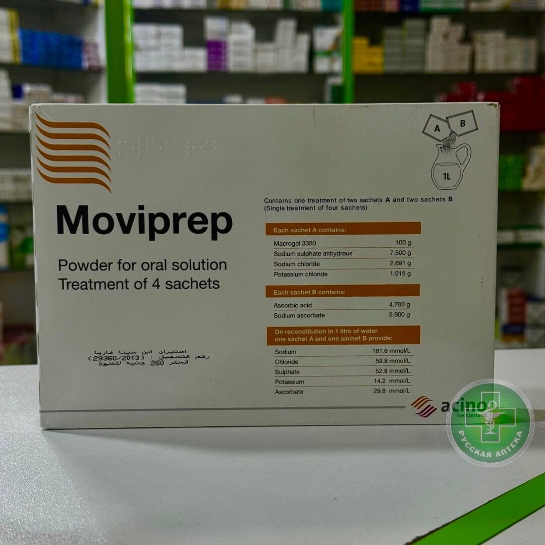 Moviprep 4 sachets