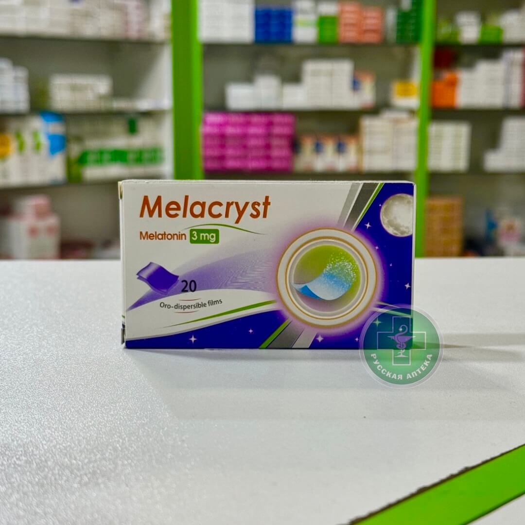 Мелакрист 3 мг 20 растворимых пленок