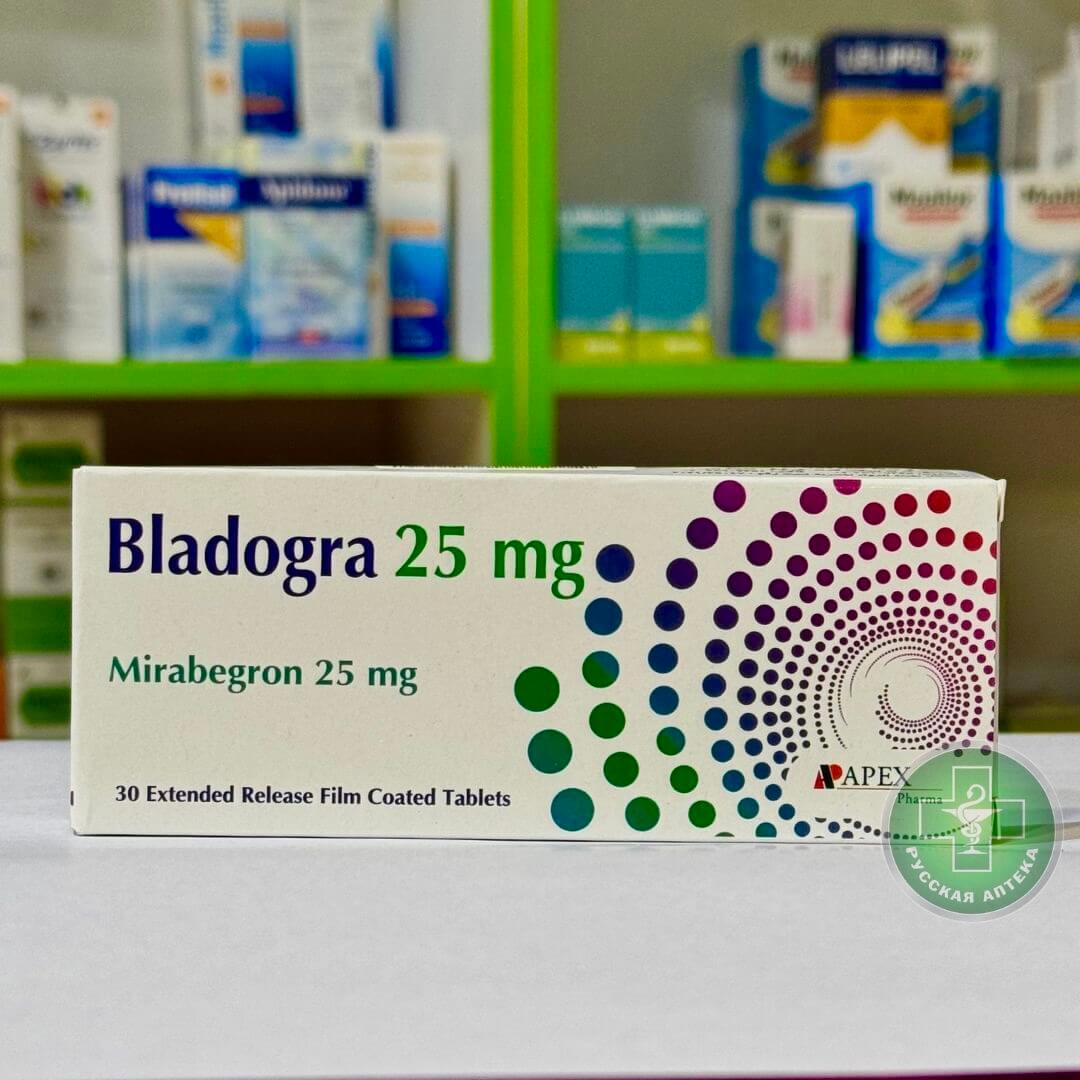 Bladogra 25 mg 30 tablets