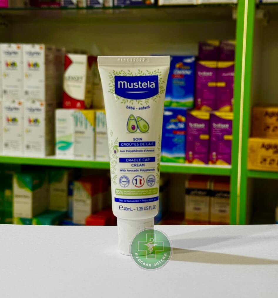 Mustela Cradle cap cream with avocado polyphenids 40 ml