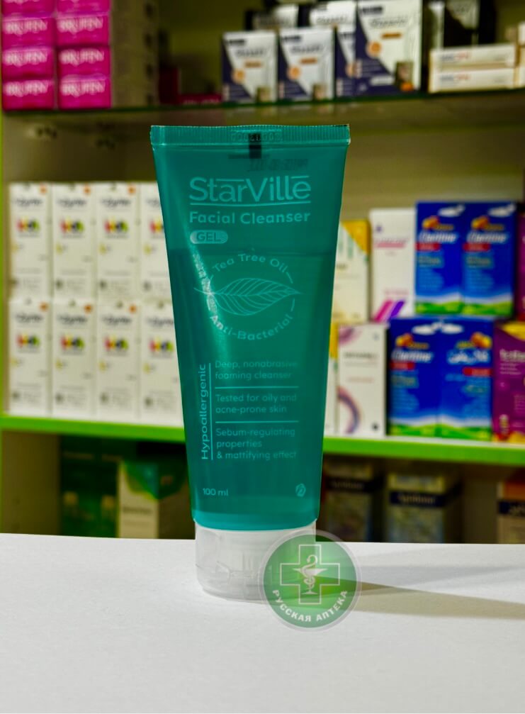 Starville Anti-bacterial facial cleanser gel tea tree oil 100 ml