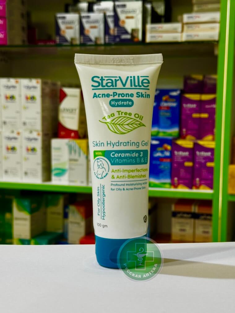 Starville Acne-prone hypoallergenic skin hydrating gel tea tree oil 100 g