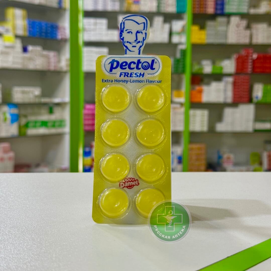 Pectol Lemon-honey lozenges 8 pcs
