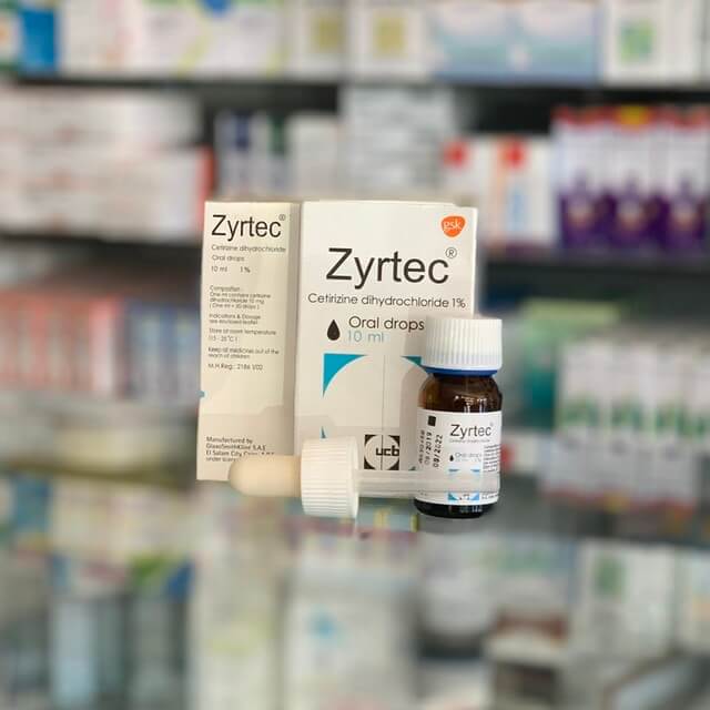 Зиртек 1% капли 10 мл