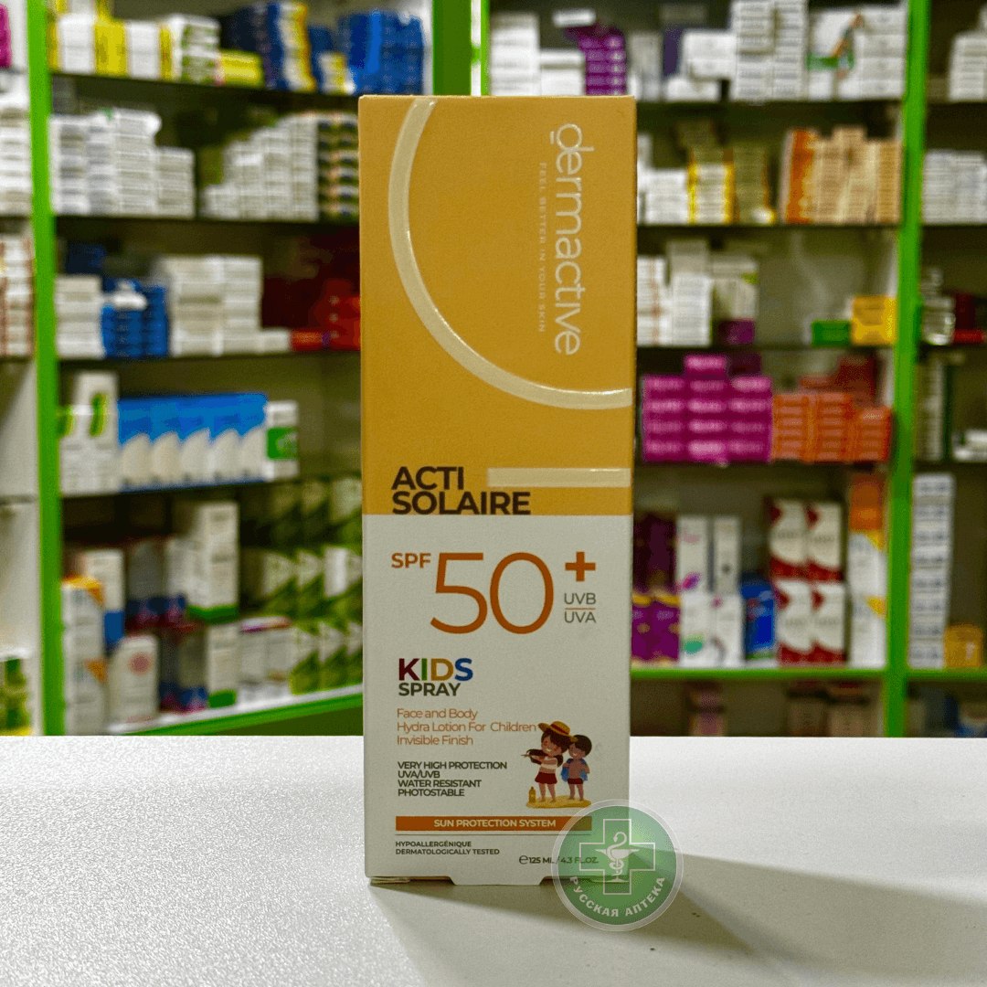 Dermactive Acti-solaire Kids spray for face & body SPF 50+ 125 ml