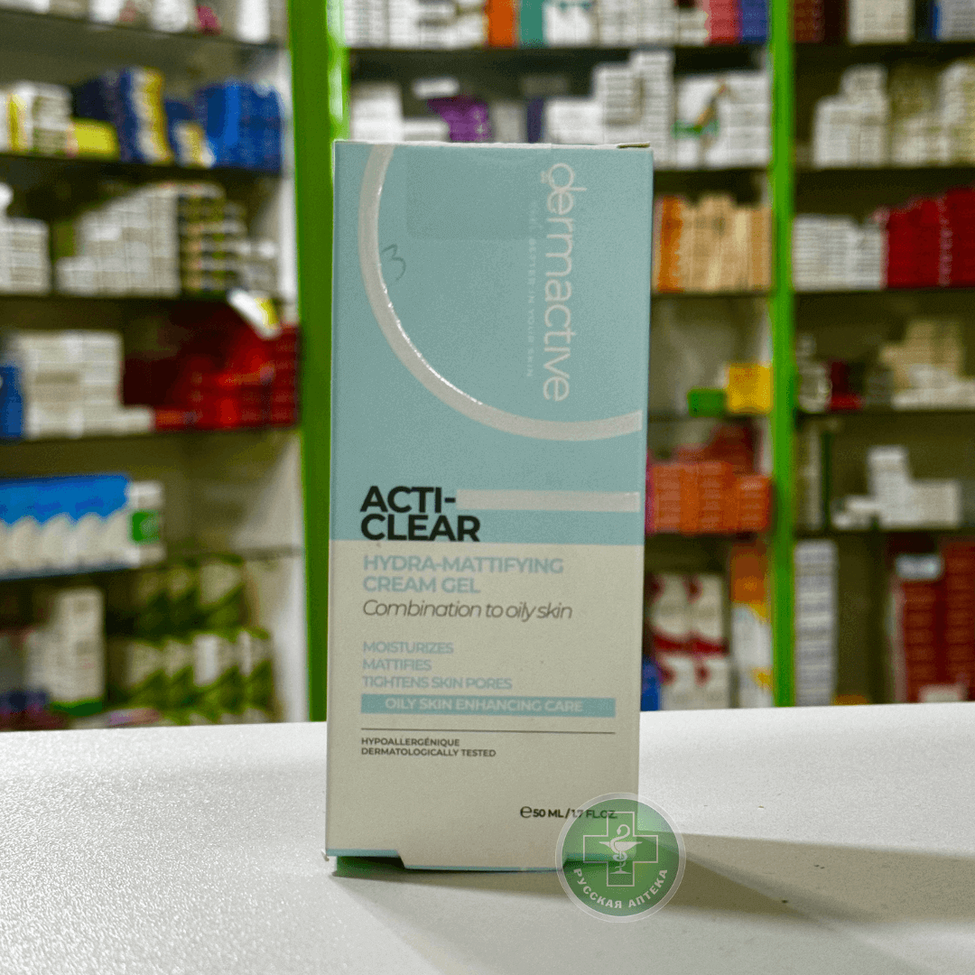 Dermactive Acti-clear Hydra-mattifying cream gel for combination to oily skin 50 ml