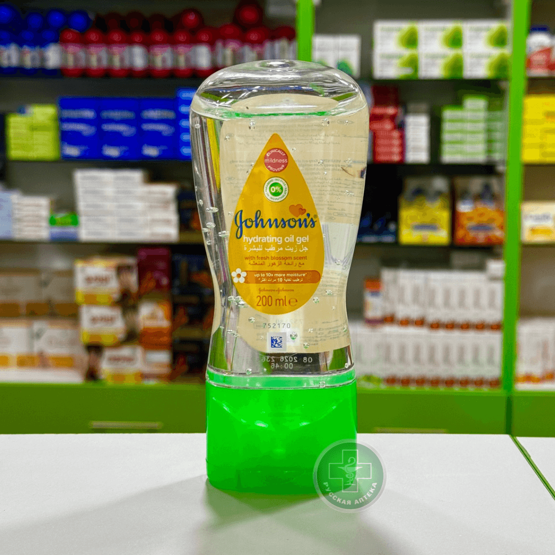 Джонсонс Увлажняющее гель-масло с цветочным запахом 200 мл