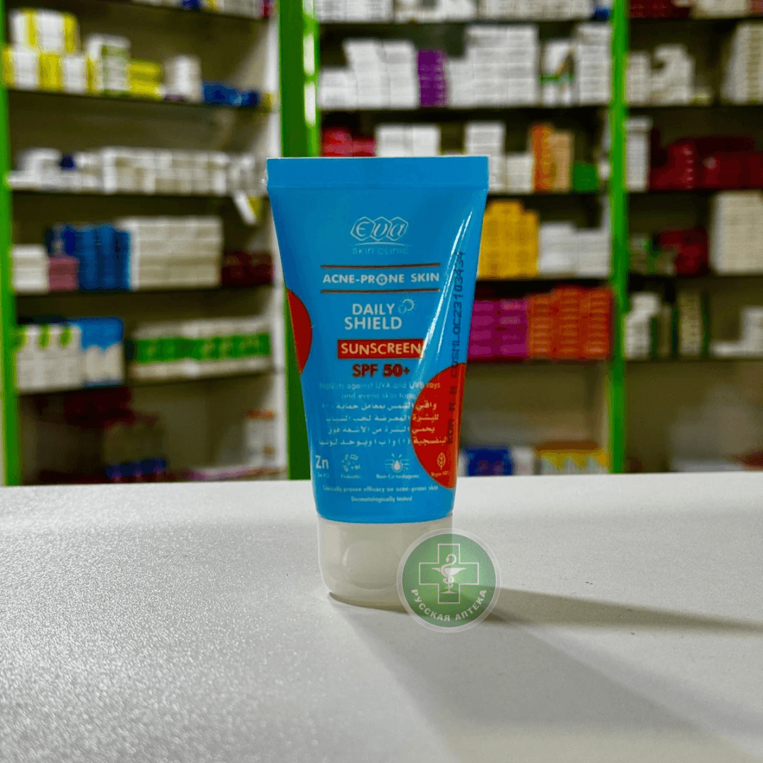EVA Skin Clinic Acne-prone daily shield sunscreen SPF 50+, 40 ml