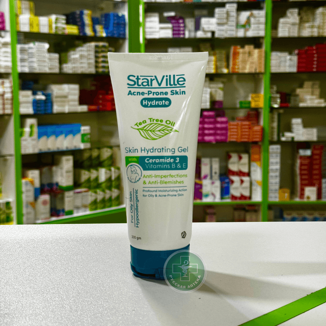 Starville Acne-prone hypoallergenic skin hydrating gel tea tree oil 200 g