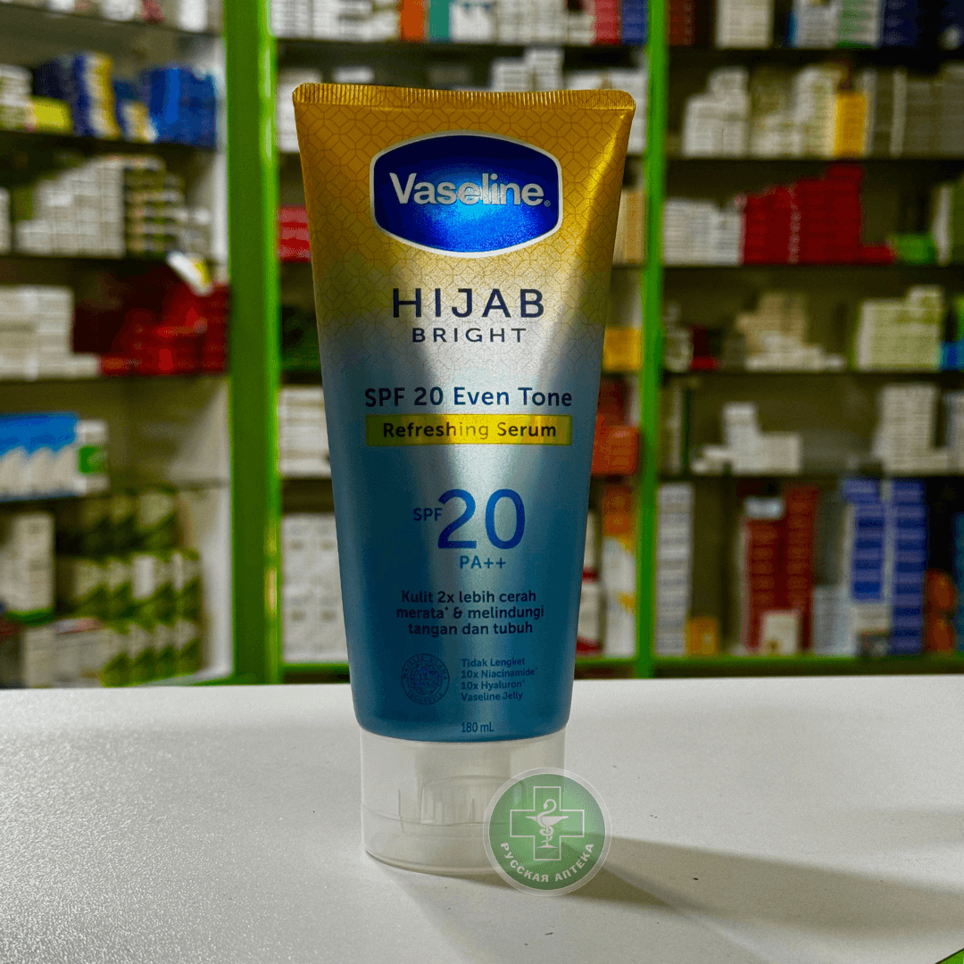 Vaseline Hijab bright refreshing serum even tone SPF 20 180 ml