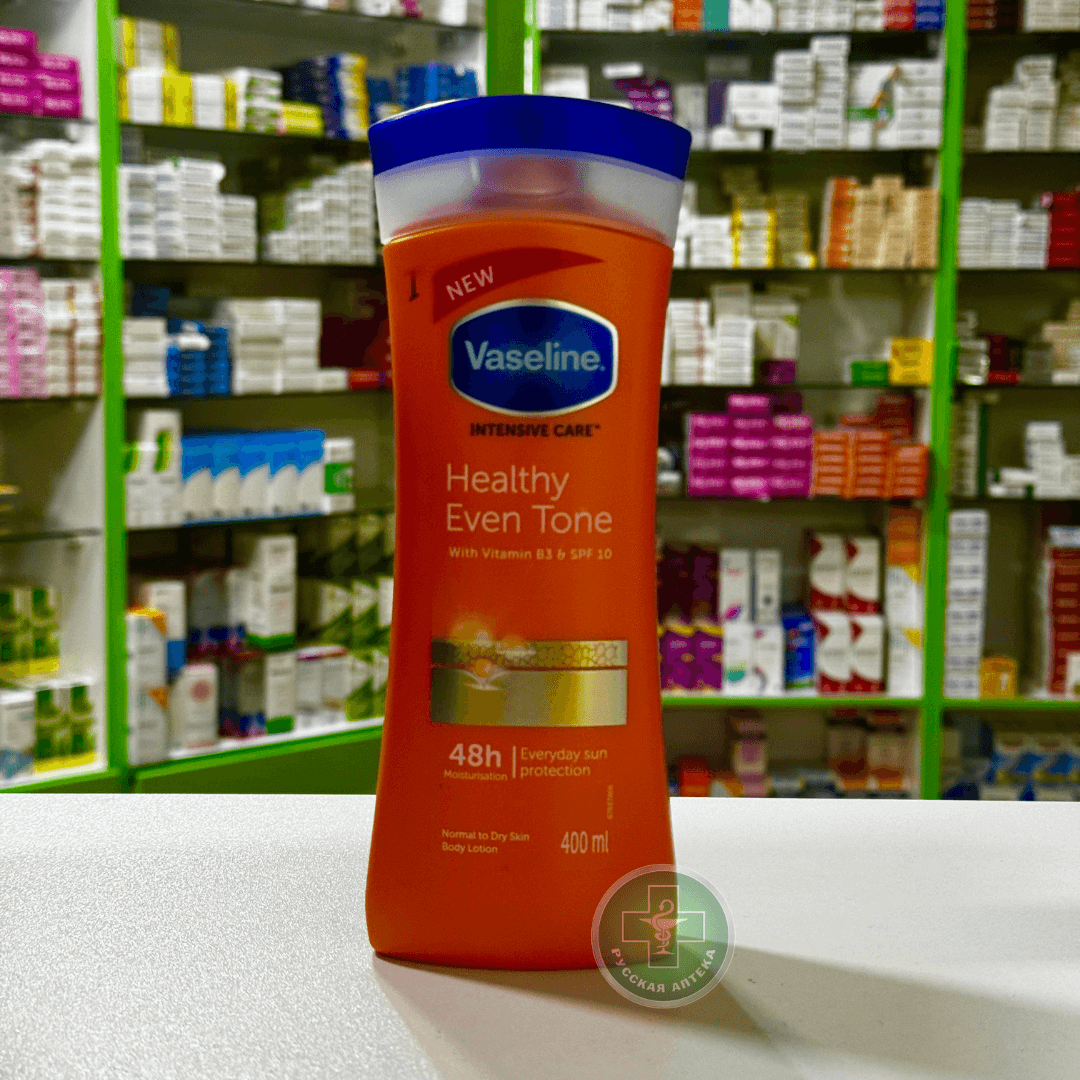 Vaseline Healthy even tone body lotion for normal to dry skin with vitamin B3 SPF 10 400 ml