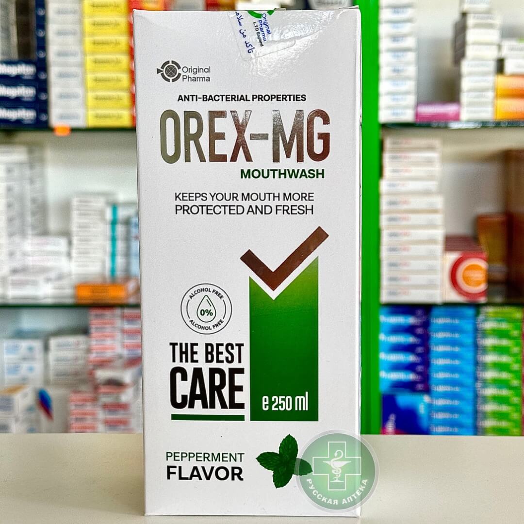 Orex-MG Mouthwash Peppermint flavor 250 ml