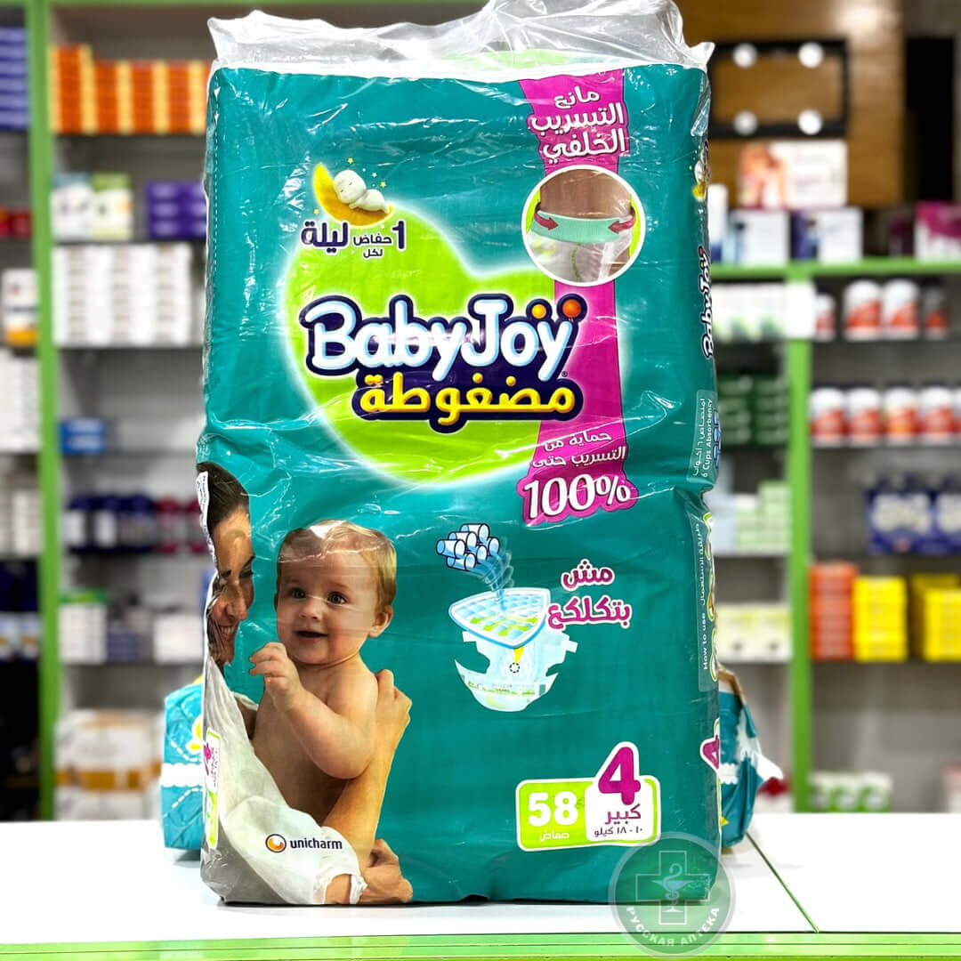 Baby Joy diapers size 4 / 10-18 kg / 58 pcs