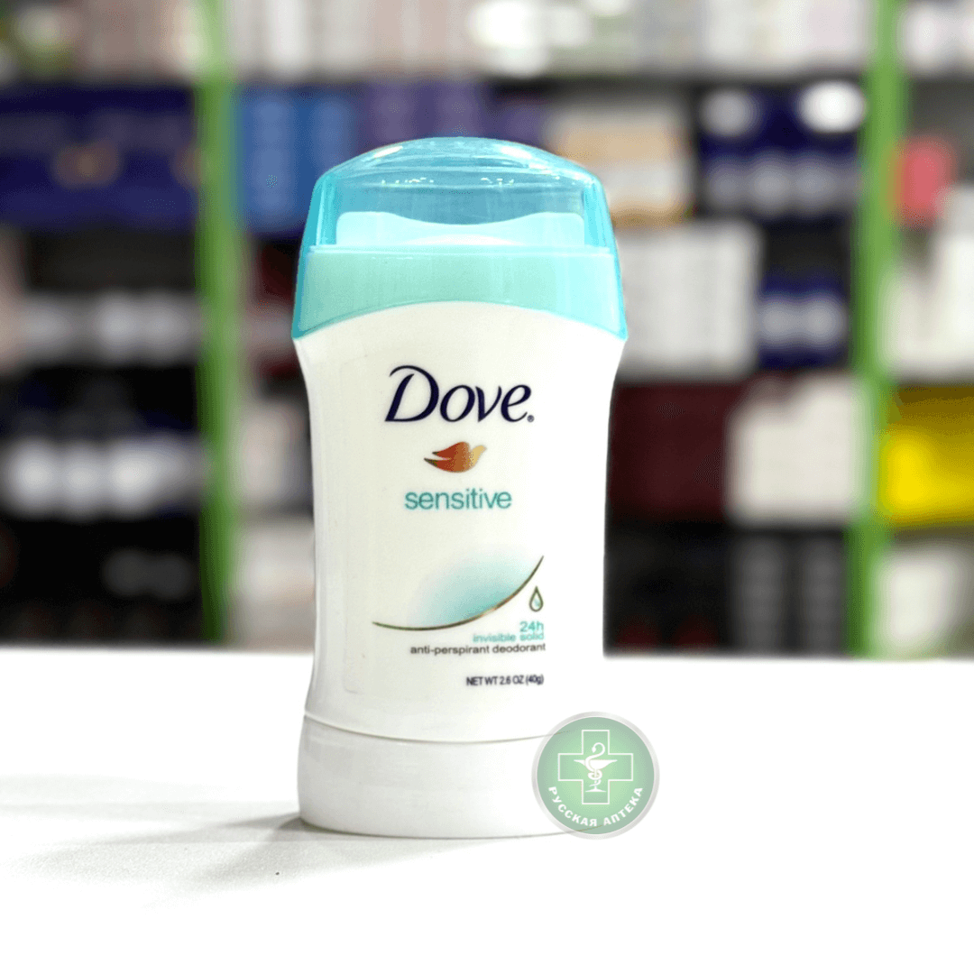 Дав Дезодорант-антиперспирант Невидимая защита 24 часа для чувствительной кожи 40 г