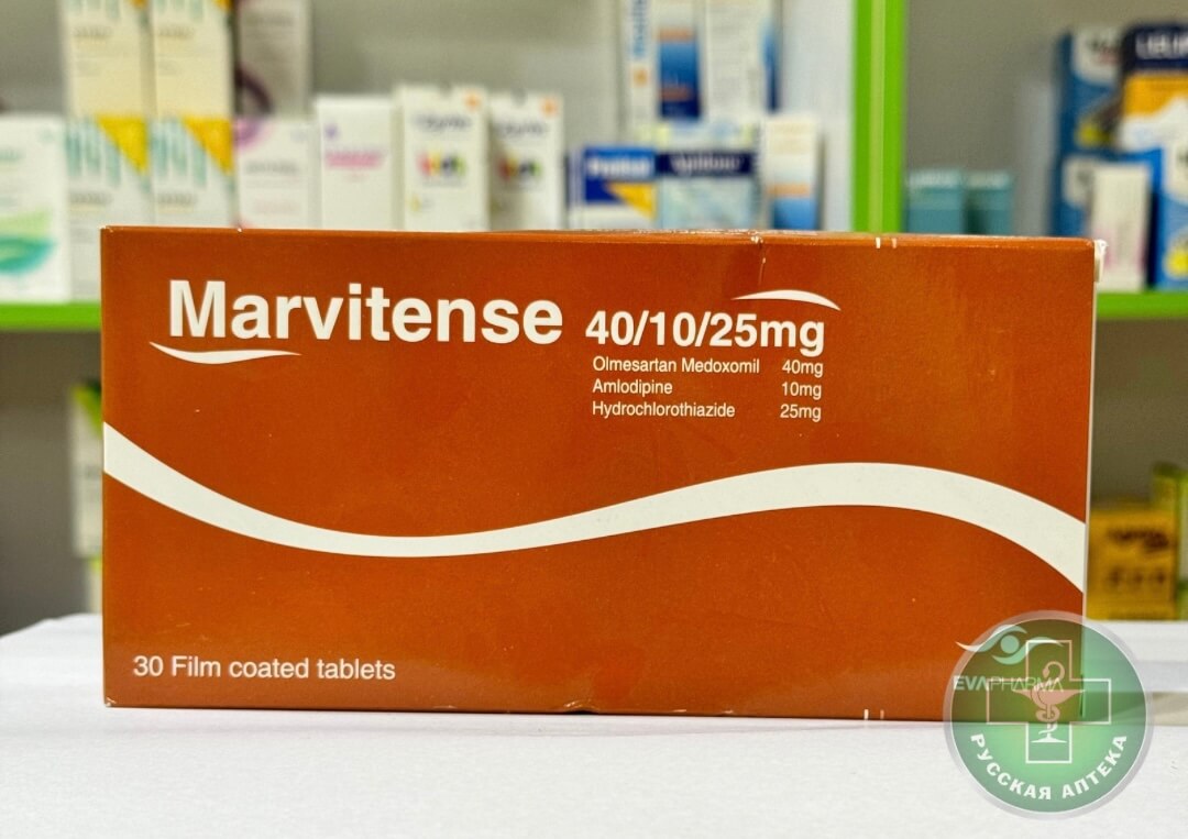 Marvitense 40/10/25 mg 30 tablets