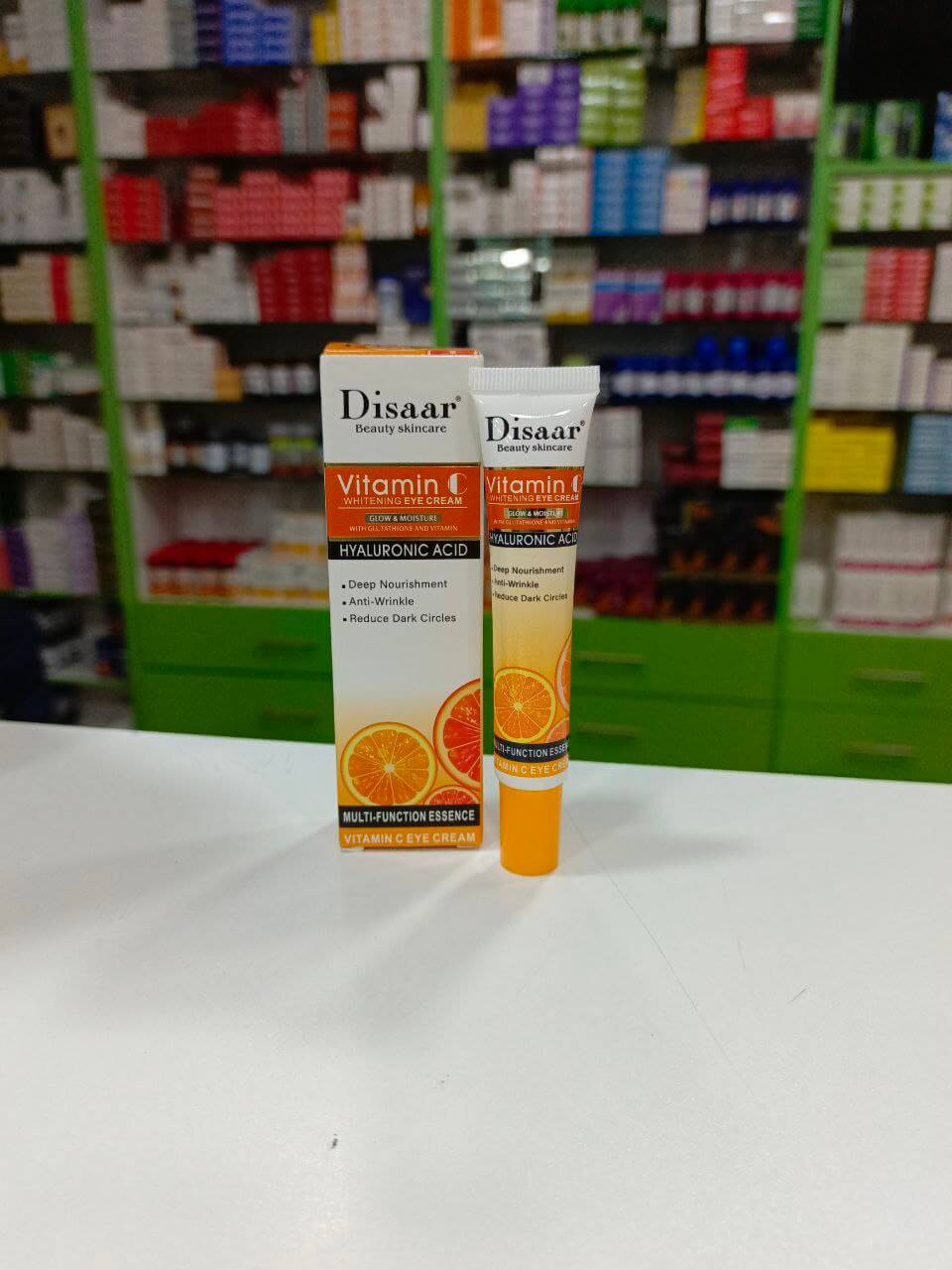 Disaar Whitening eye cream with hyaluronic acid, glutathione & vitamin C 25 ml