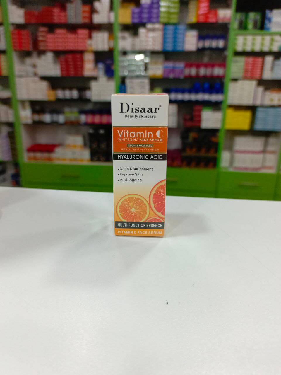 Дизаар Отбеливающая и увлажняющая сыворотка для лица с гиалуроновой кислотой, глутатионом и витамином С 30 мл