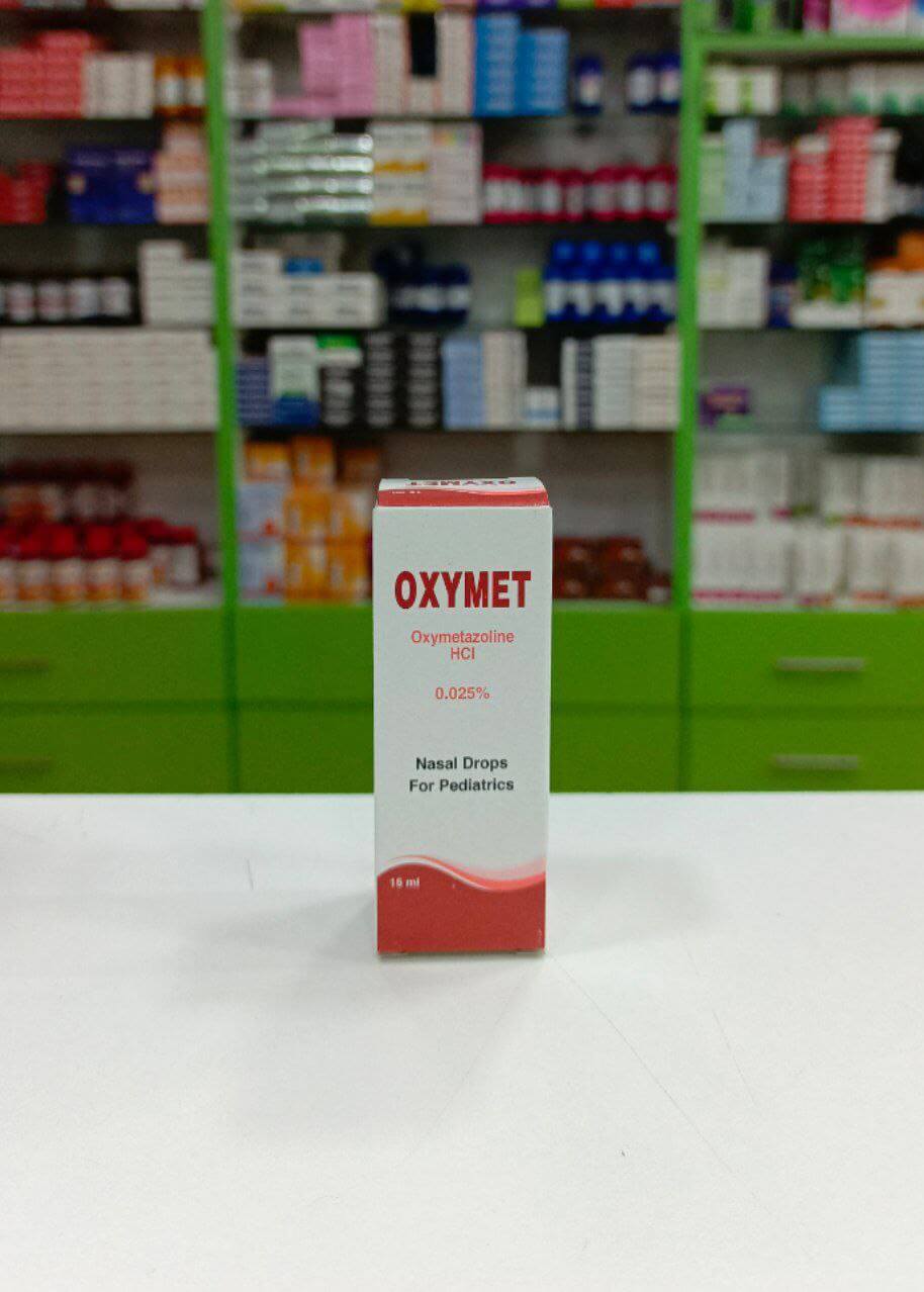 Oxymet 0.025% nasal drops 15 ml