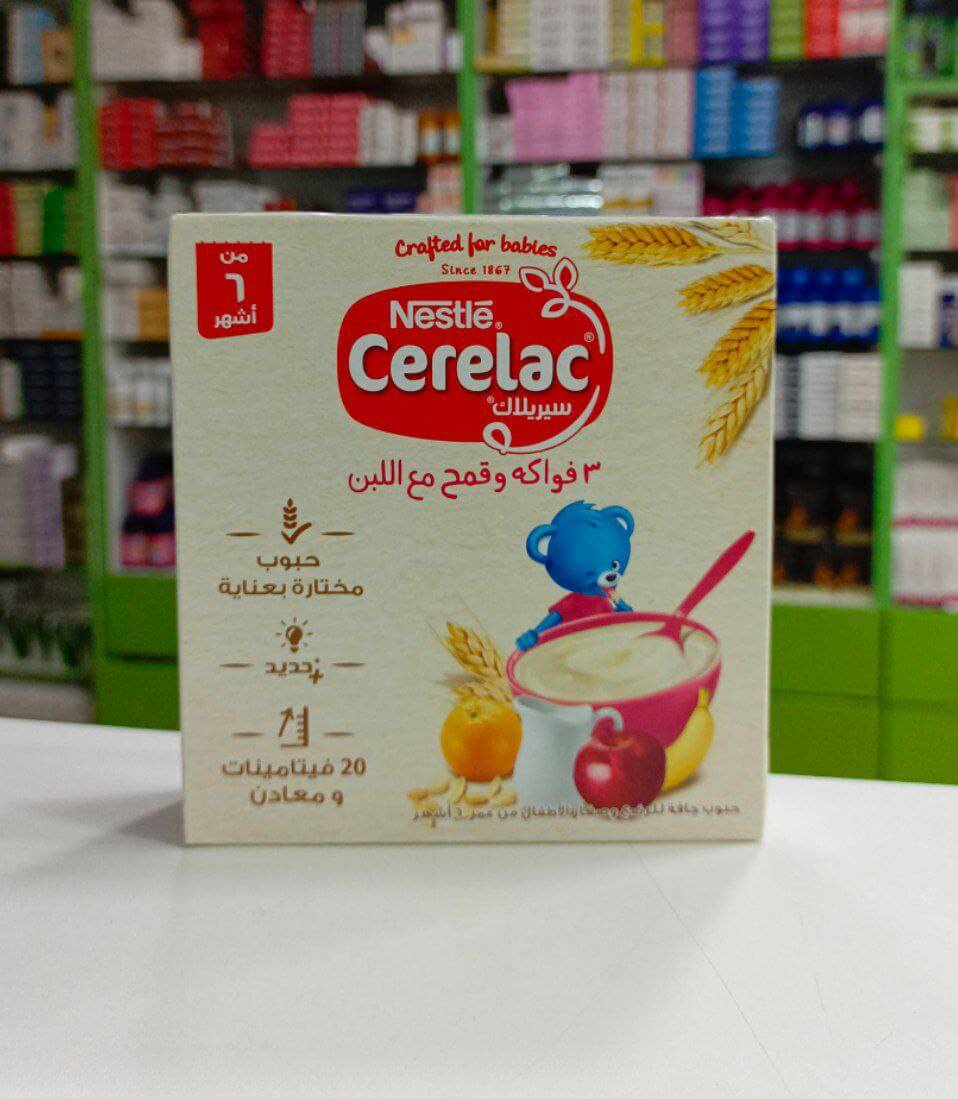 Nestle Cerelac Wheat milk porridge with fruit from 6 months