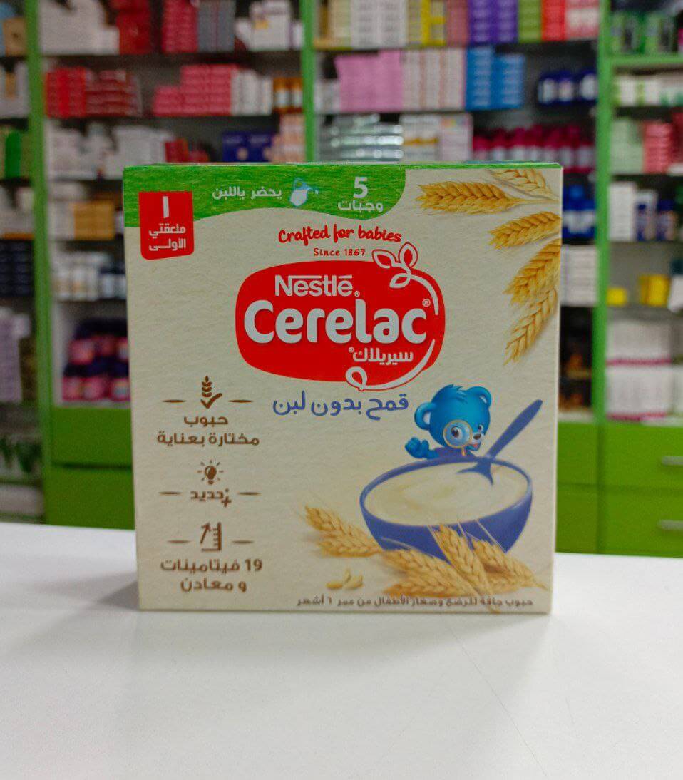 Nestle Cerelac Wheat porridge without milk from 6 months 5 meals