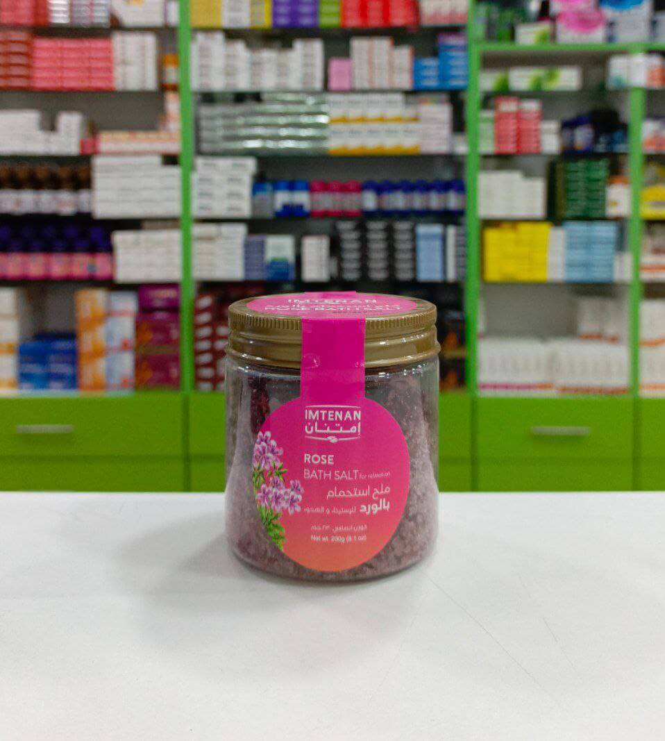 Imtenan Rose bath salt for relaxation, 230 g