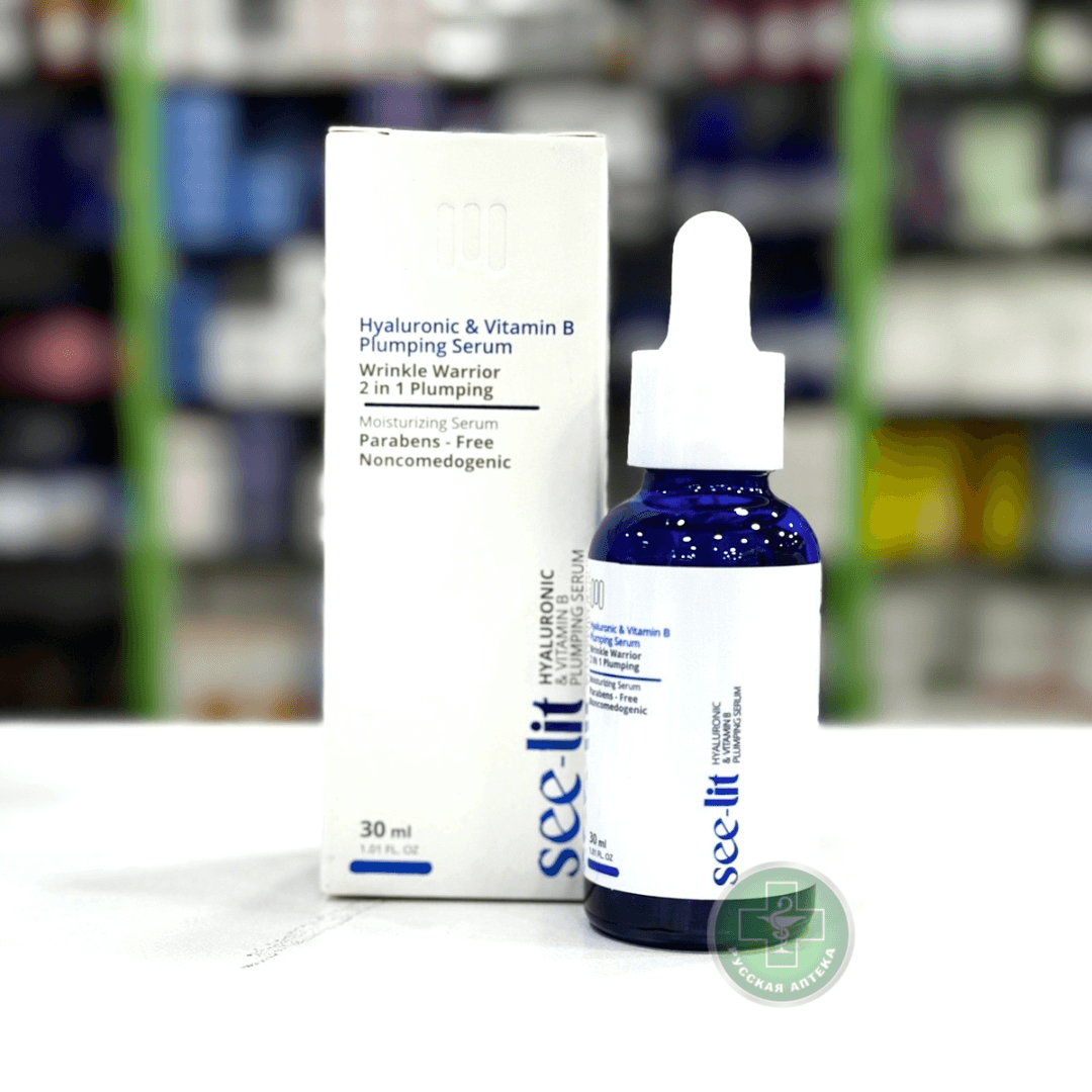 See Lit Plumping serum wrinkle warrior with hyaluronic acid & vitamin B 30 ml