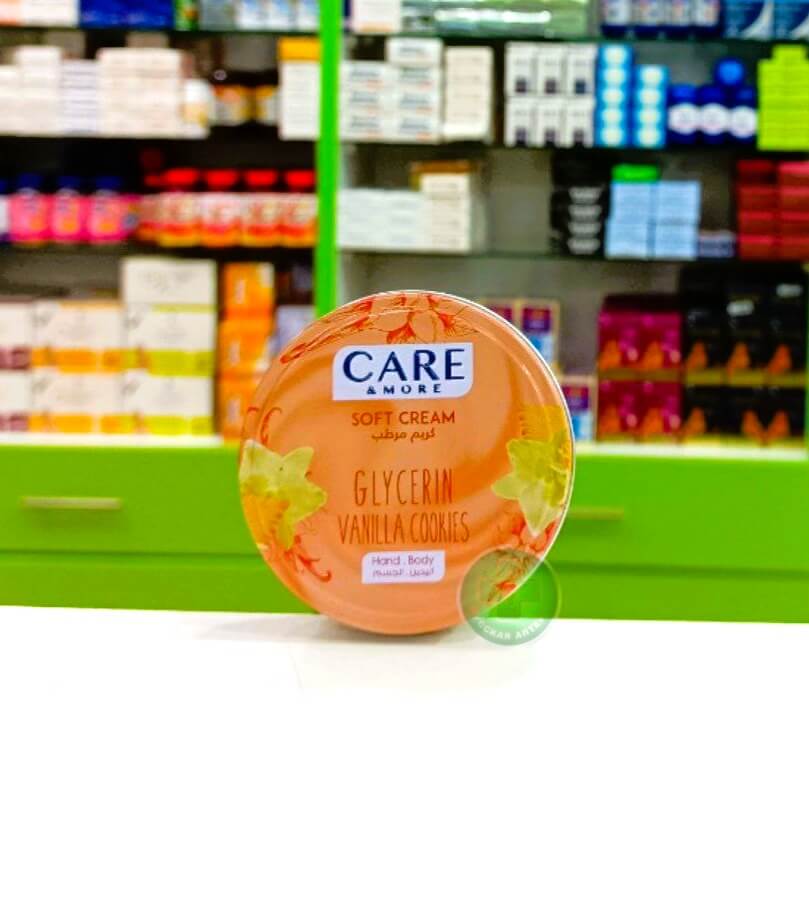 Care & More Glycerin hand & body soft cream Vanilla cookies 125 ml