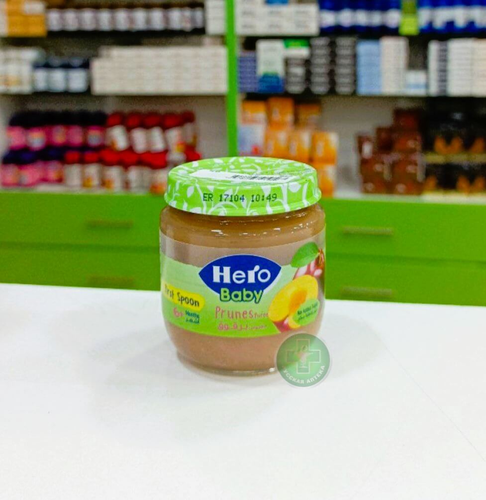 Hero Baby Prunes puree from 6 months 125 g