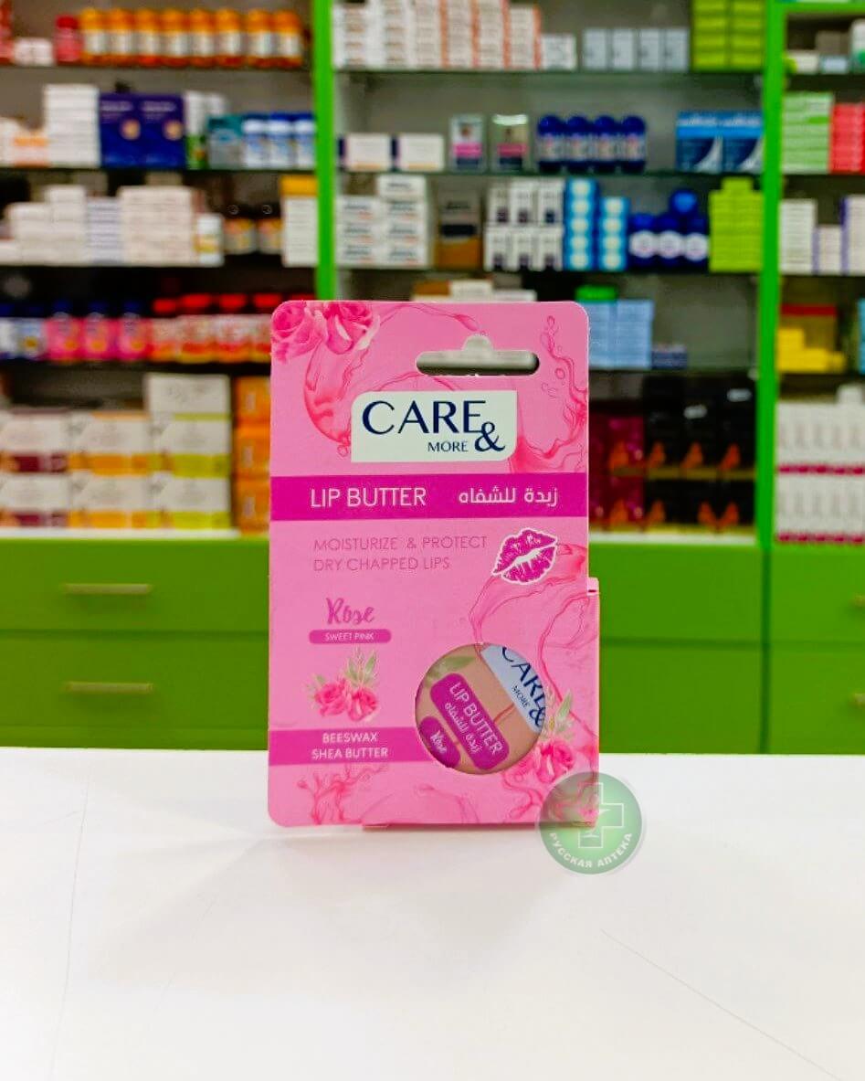 Care & More Lip butter Rose with beeswax & shea butter 20 gm