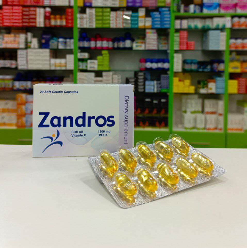 Zandros omega 3 20 capsules