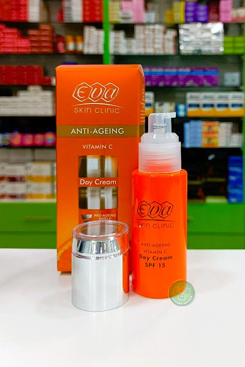 Eva Skin Clinic Антивозрастной дневной крем с витамином С SPF15 50 мл