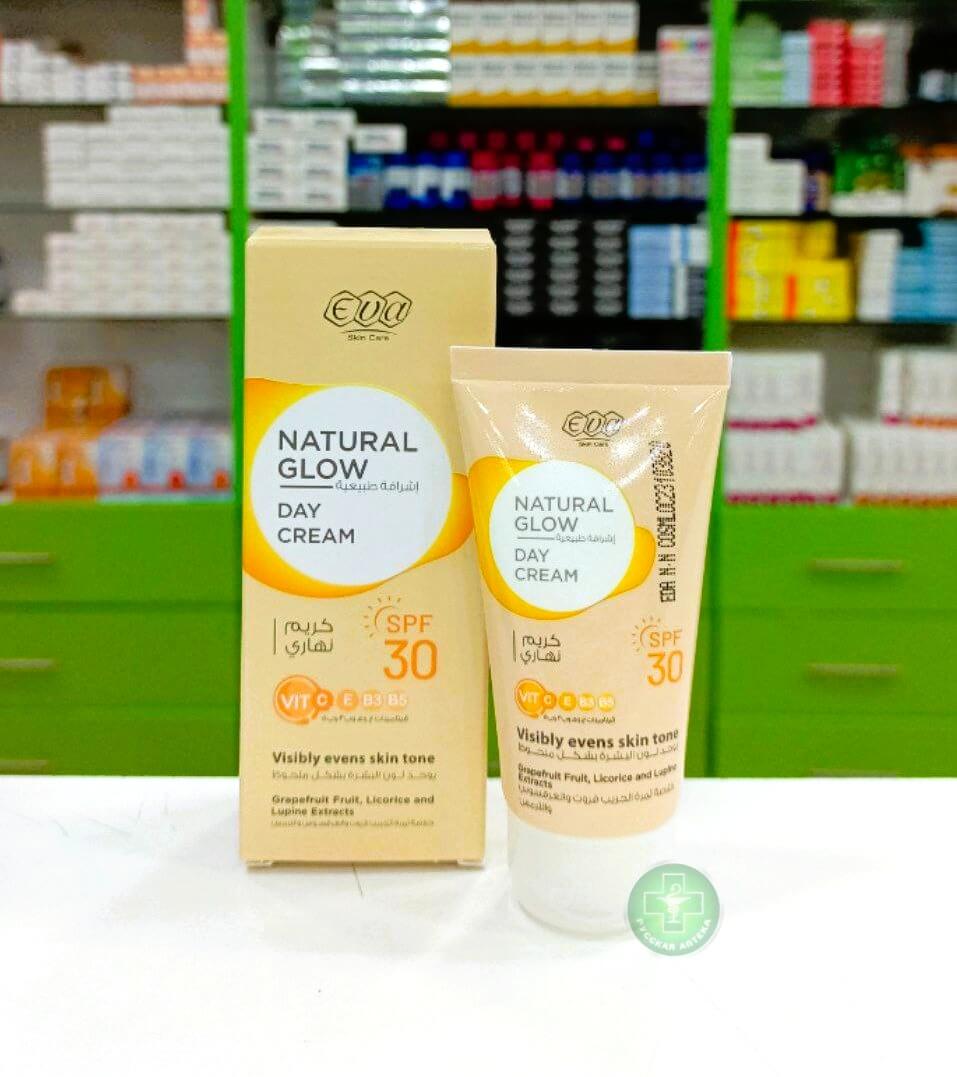 EVA Skin Care Natural glow Day cream SPF 30 with grapefruit, licorice & lupine extracts 50 gm