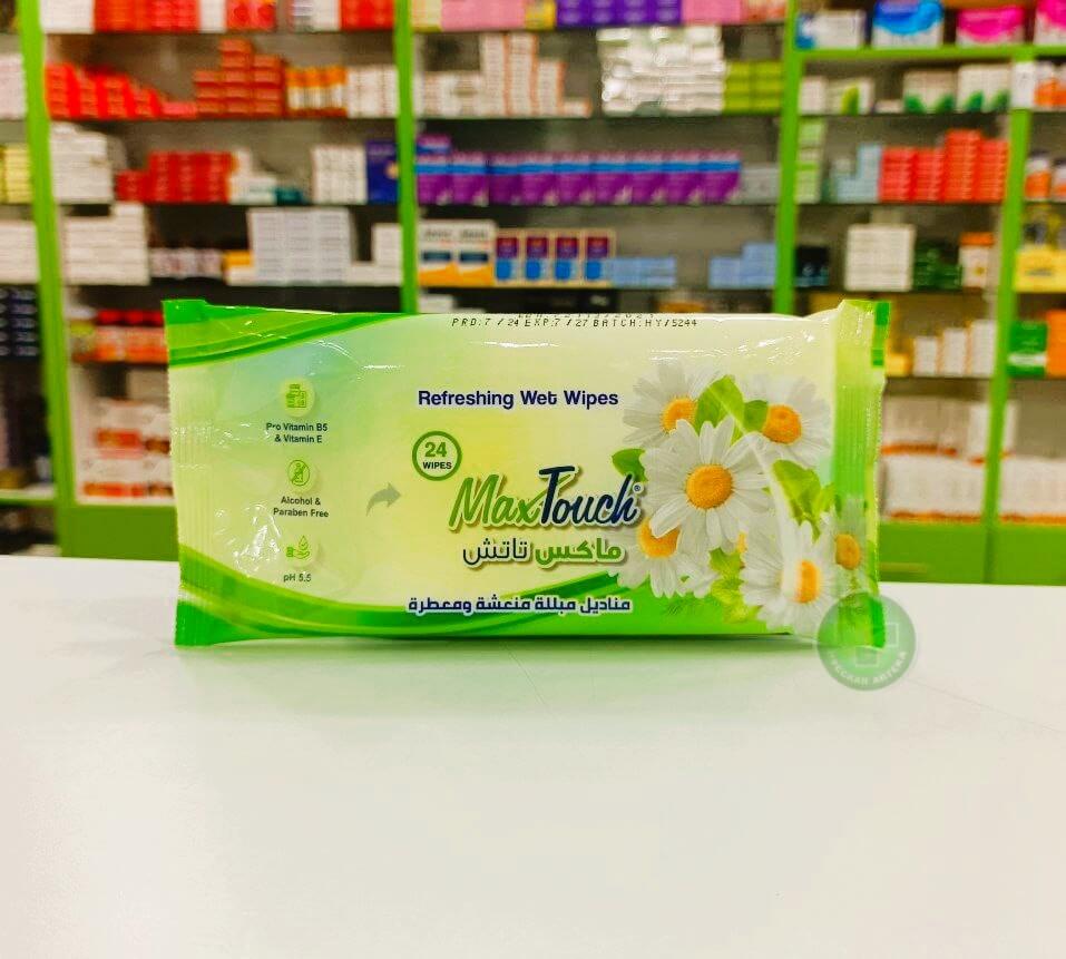 MaxTouch Refreshing wet wipes 24 pcs