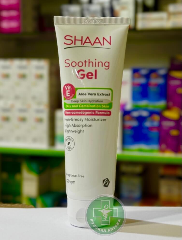 SHAAN Soothing gel for oily & combination skin aloe vera extract & vitamin E Deep hydration 120 g