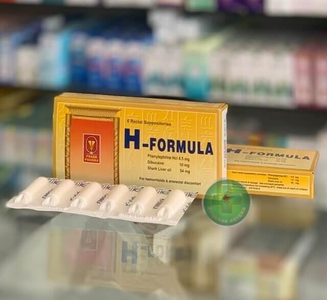 H-formula 6 rectal suppositories