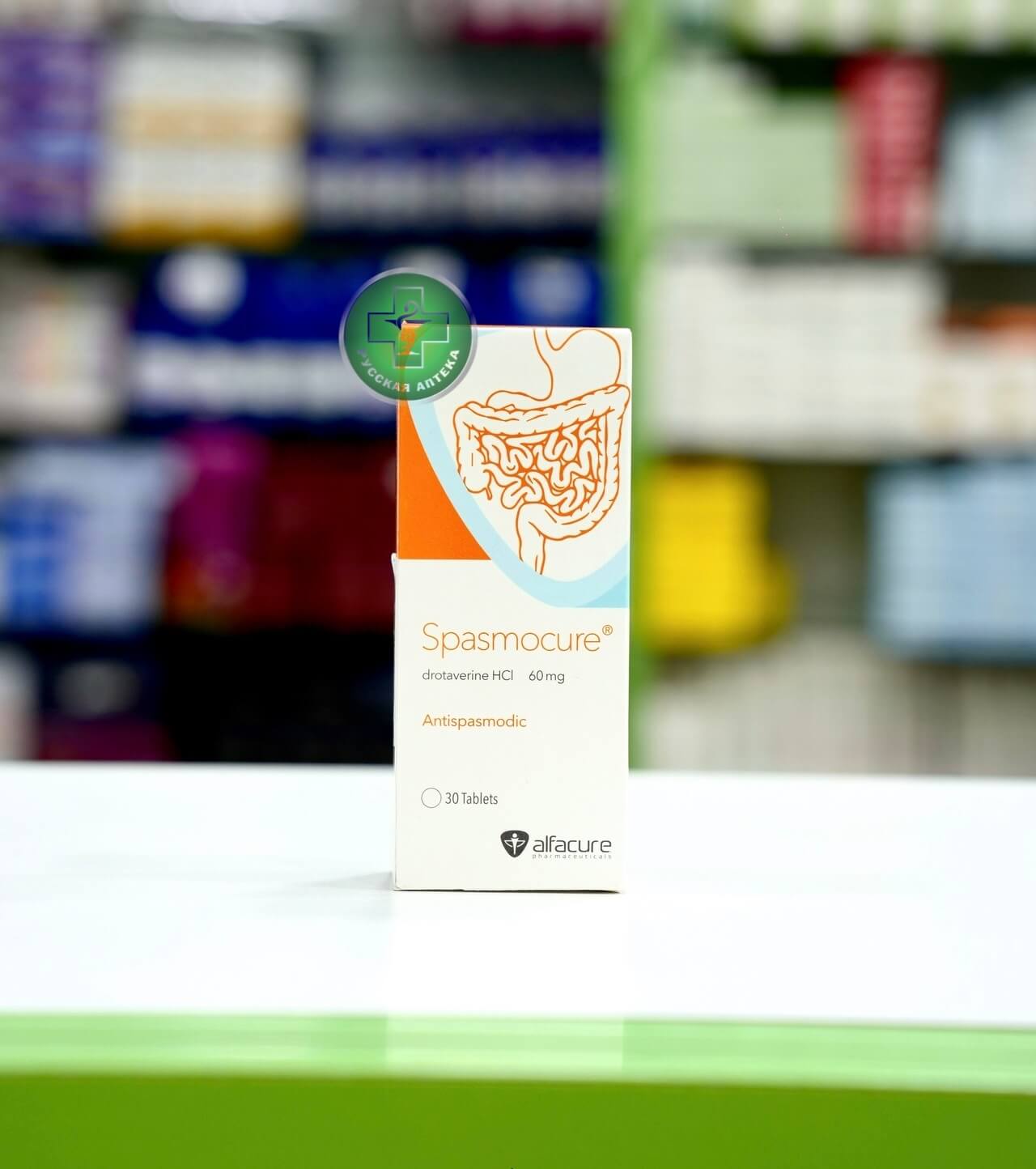 Spasmocure 60 mg 30 tablets