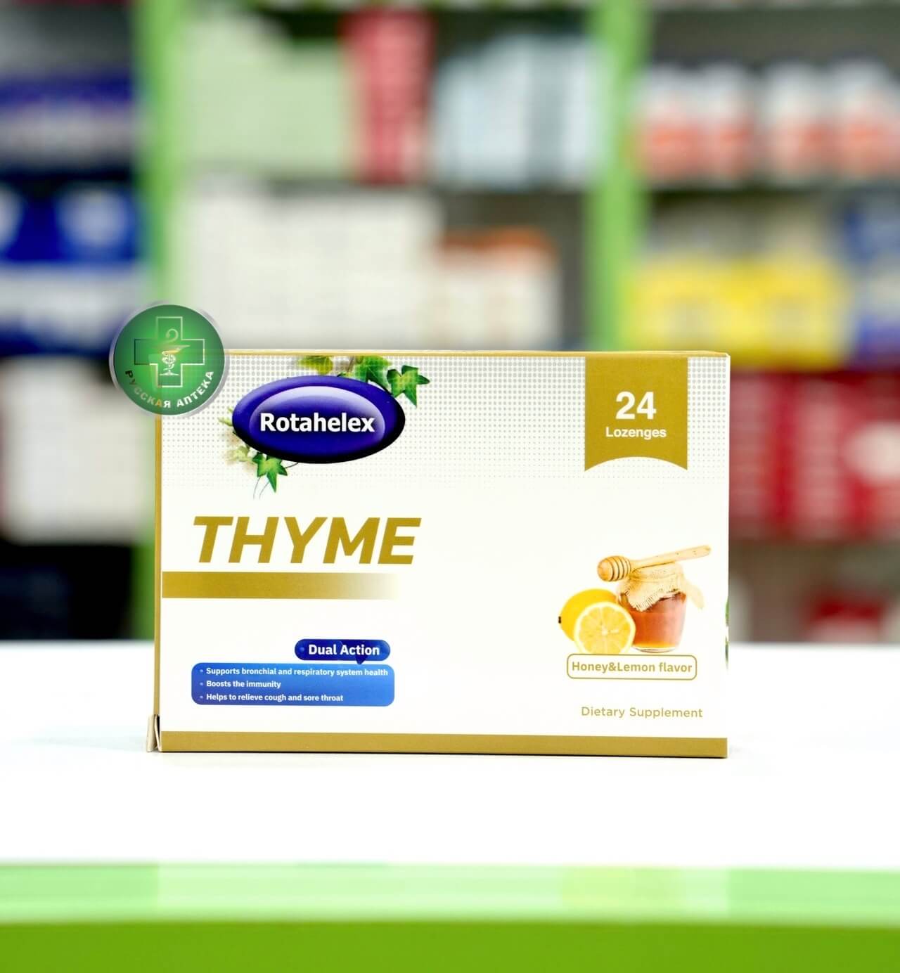 Rotahelex Thyme honey & lemon flavour 24 lozenges