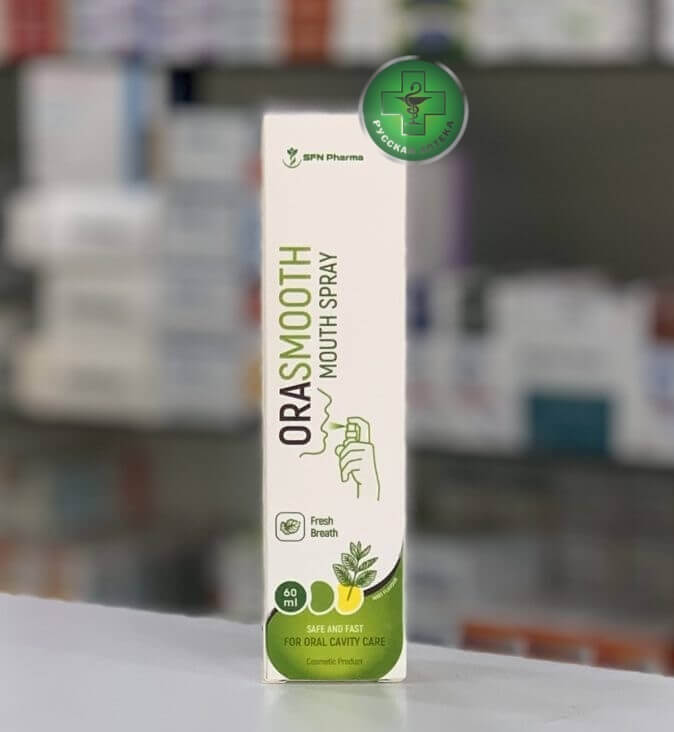 Орасмуз Спрей для горла и полости рта c мятным вкусом 60 мл