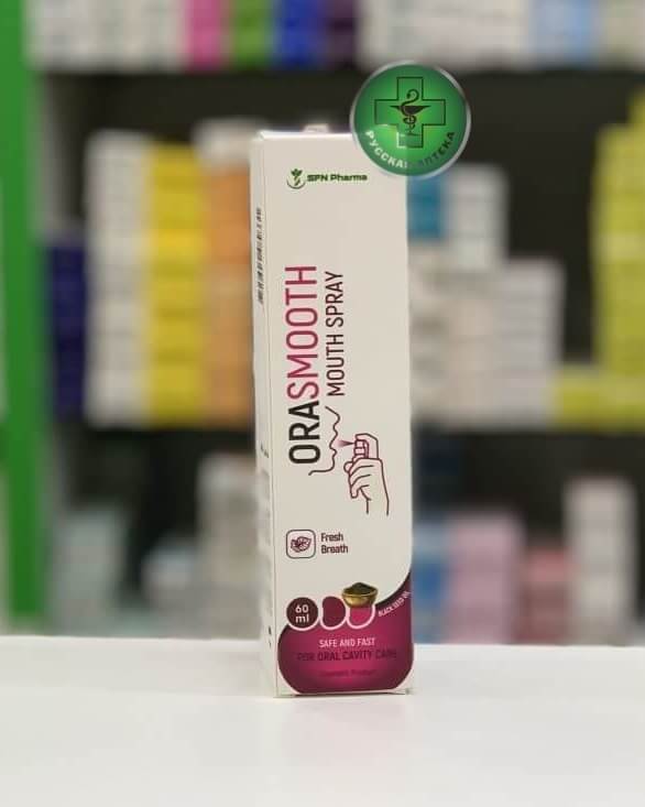 OraSmooth Throat spray & mouth freshener with black seed oil 60 ml