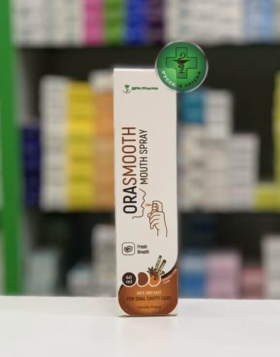 OraSmooth Throat & mouth spray Cinnamon and clove flavor 60 ml