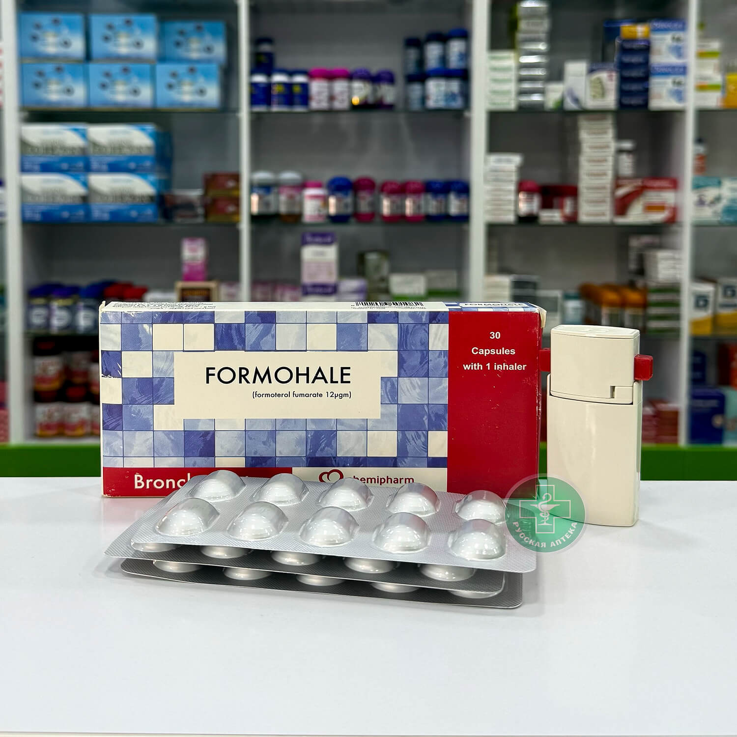 Formohale 12 mcg, Inhaler and 30 inhalation capsules