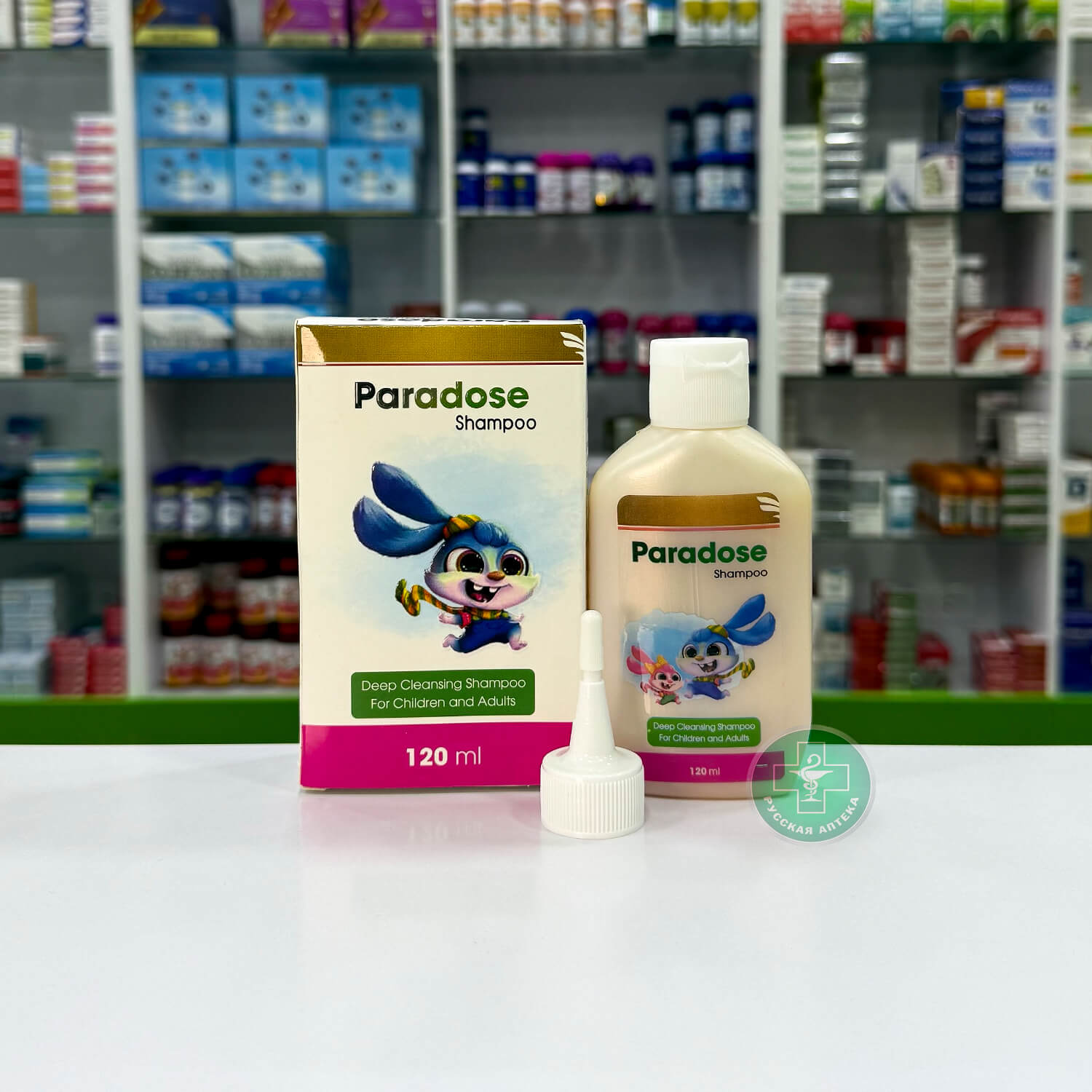 Paradose Shampoo Deep Cleansing Anti-Lice Shampoo for Children and Adults 120 ml