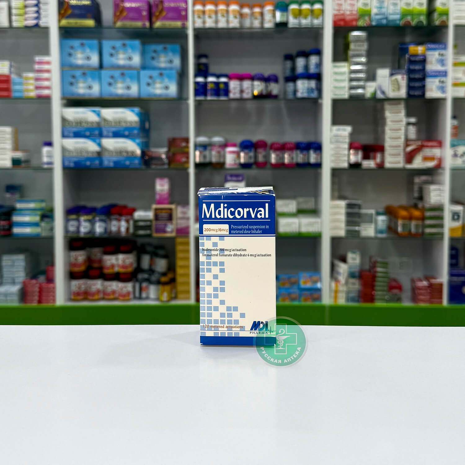 Mdicorval 200 mcg/dose Pressurized Metered-Dose Inhaler 1 piece