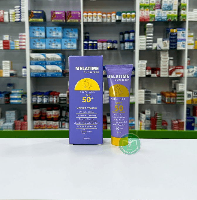 Melatime Sunscreen Gel 50+ Velvet Touch 50g