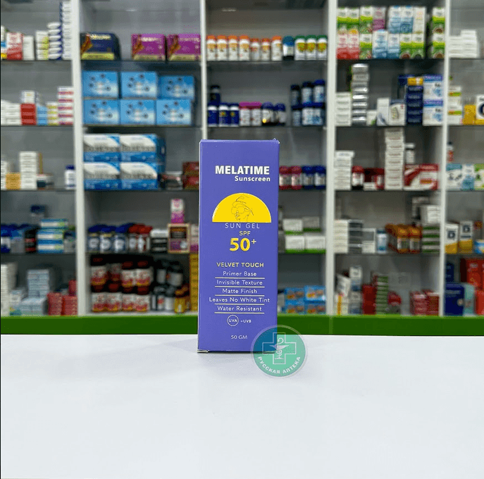 Melatime Sunscreen Gel 50+ Velvet Touch 50g