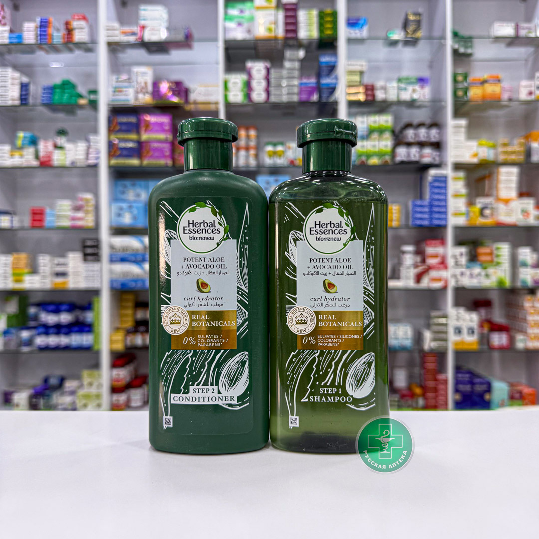 Herbal Essences Увлажняющий кондиционер для вьющихся волос с алоэ вера и маслом авокадо 400 мл