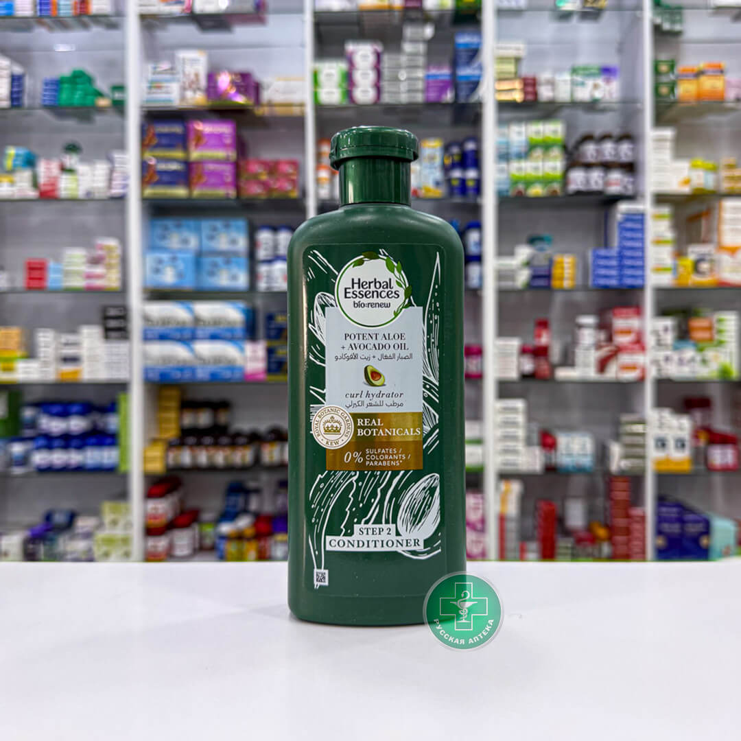 Herbal Essences Увлажняющий кондиционер для вьющихся волос с алоэ вера и маслом авокадо 400 мл