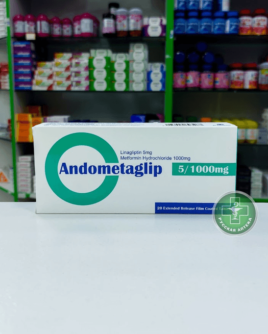 Andometaglip 5/1000 mg 20 tablets