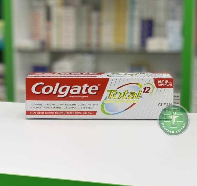 Colgate Total 12 Зубная паста с мятой 100 мл