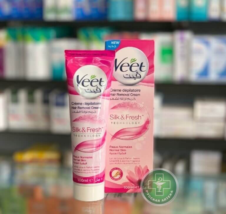 Veet Крем для депиляции для женщин "Шелк и свежесть" для нормальной кожи 100 мл